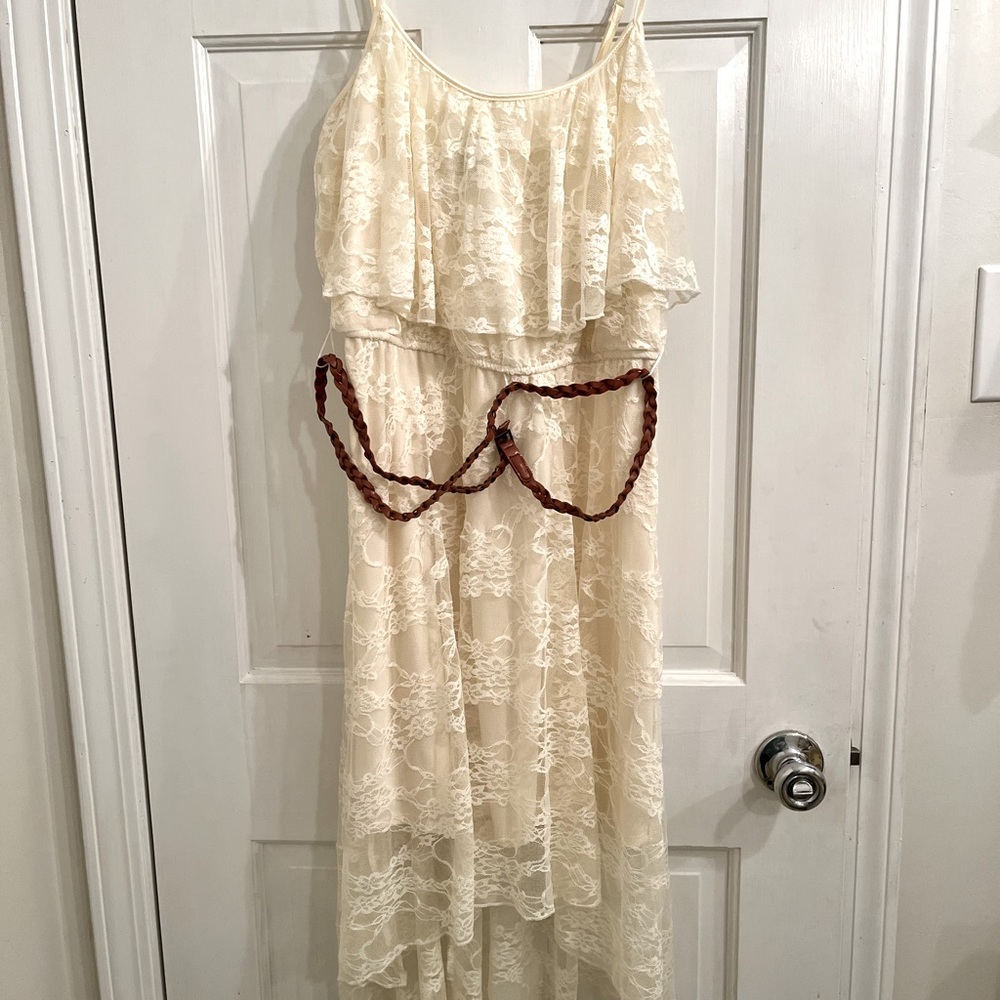 Lacy high low dress
